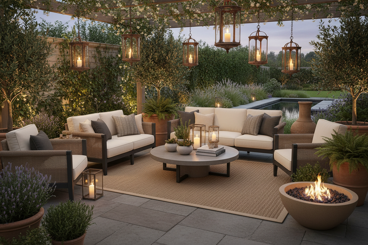 Elegant Patio Setting
