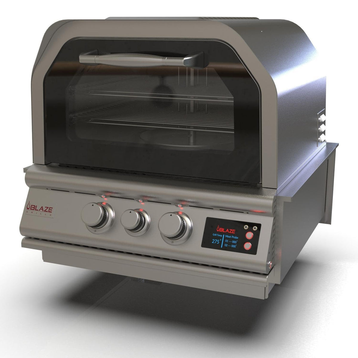 Blaze 26-in Built-In Natural Gas Outdoor Oven w/ Bluetooth Probes & Rotisserie