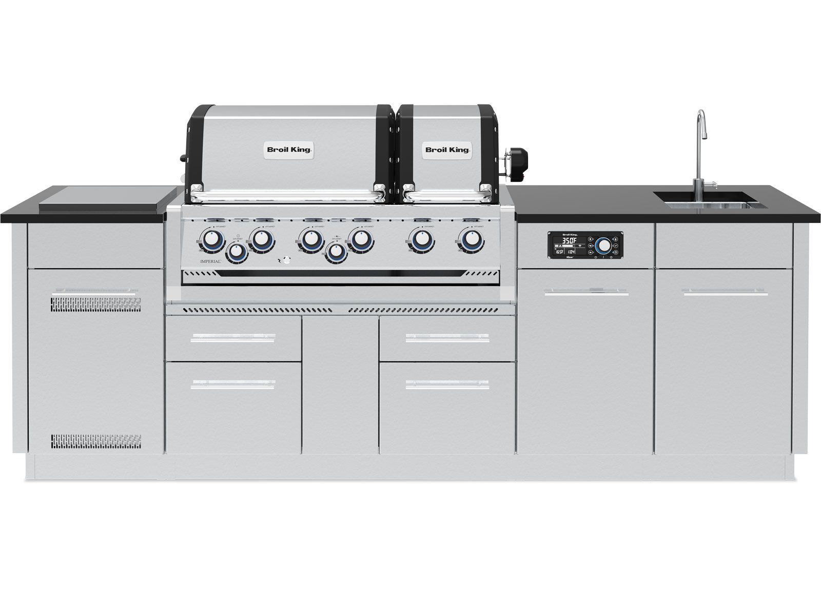 Broil King 8 1/2-Foot Outdoor Kitchen Island (Left Orientation)