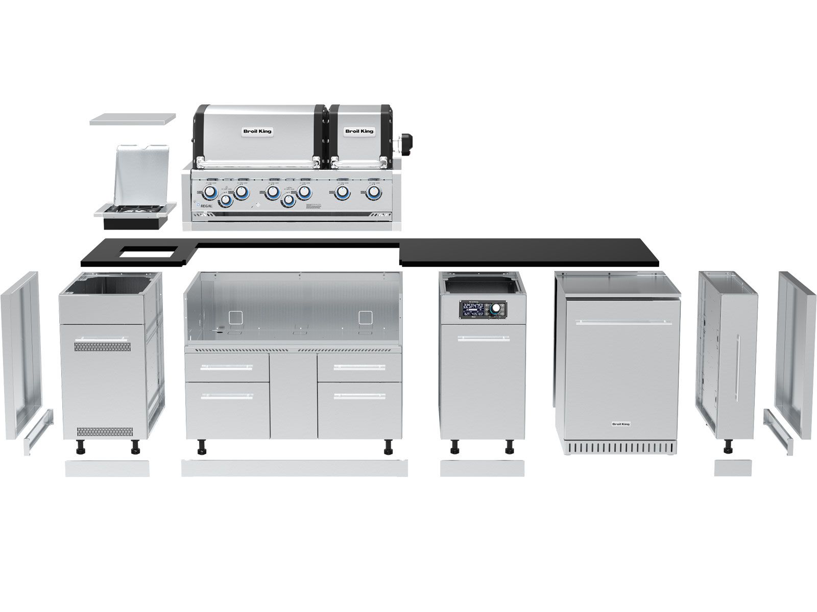 Broil King 9 3/4-Foot Outdoor Kitchen Island