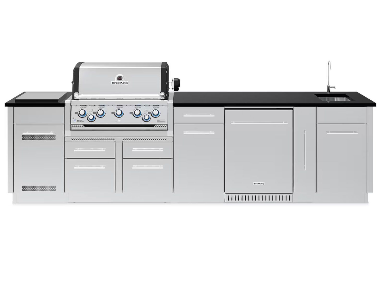 Broil King 10 1/2-Foot Outdoor Kitchen Island (Left Orientation)