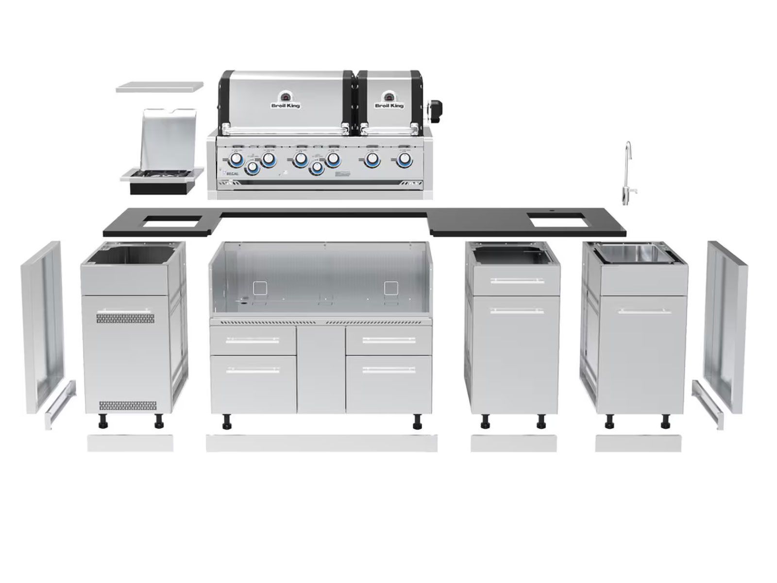 Broil King 8 1/2-Foot Outdoor Kitchen Island