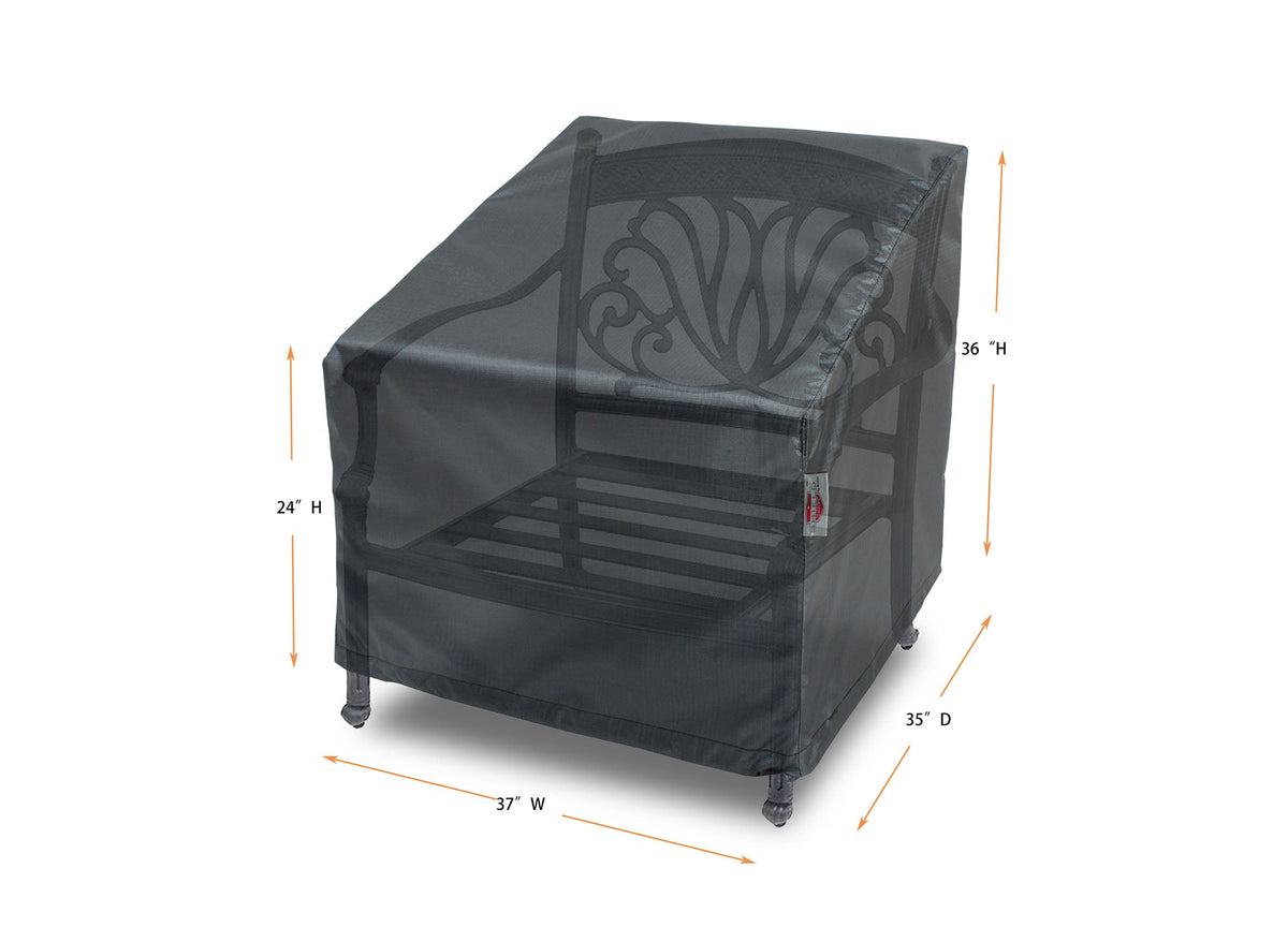 Club Large Cover - 37" W x 35" D x 24''/36" H - Mercury