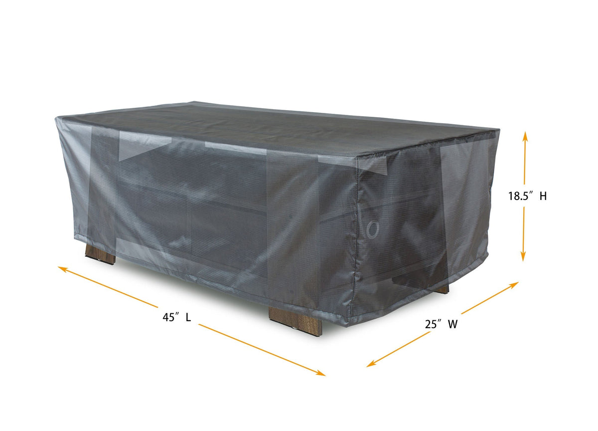 Coffee table Cover - 45''L x25''W x 18.5''H - Mercury