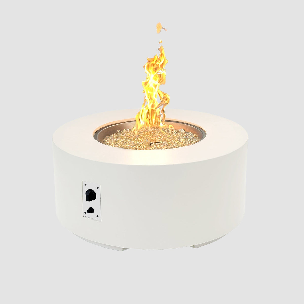 Cove Concrete Round Gas Fire Pit
