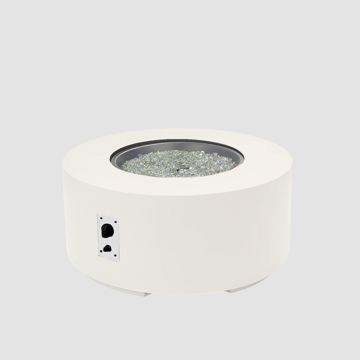 Cove Concrete Round Gas Fire Pit
