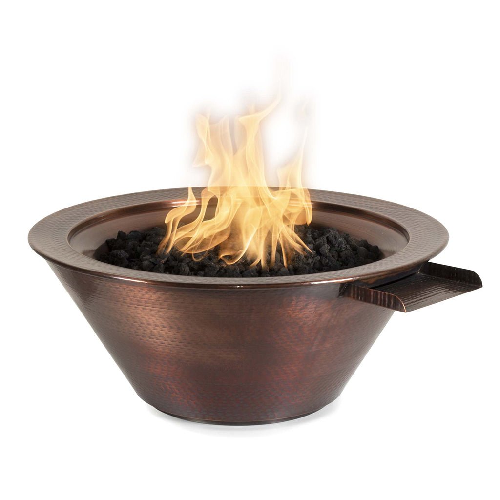 The Outdoor Plus: Cazo Hammered Copper Fire & Water Bowl