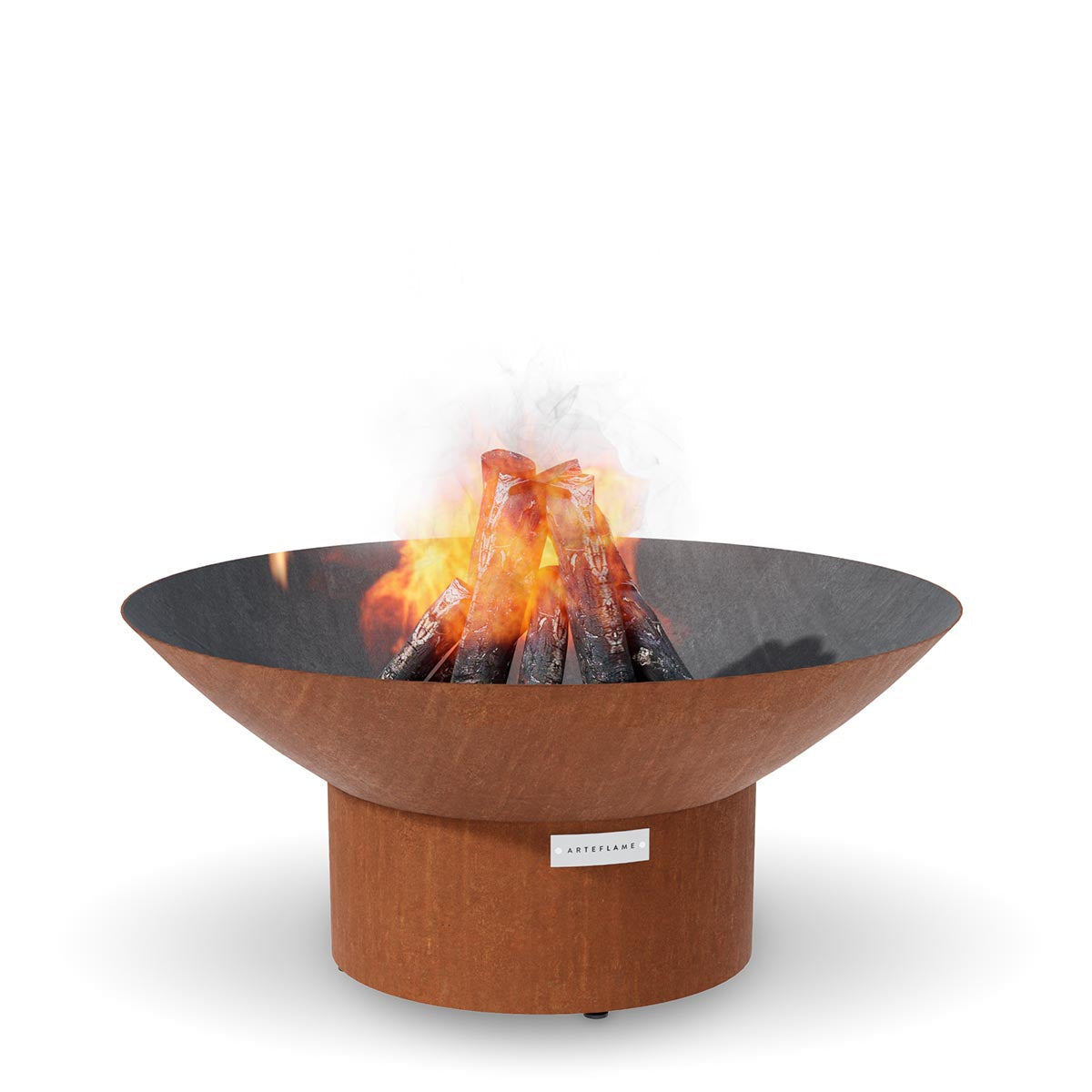 Arteflame Classic 40″ Fire Pit (Short Base / Built-In)