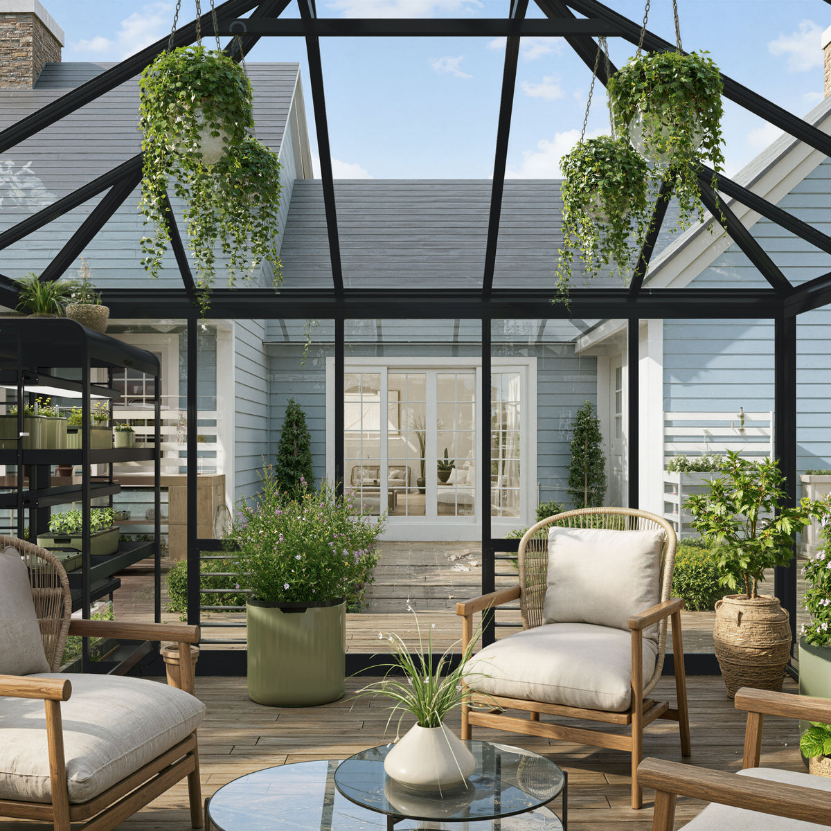 Vego Oasis Glass Greenhouse
