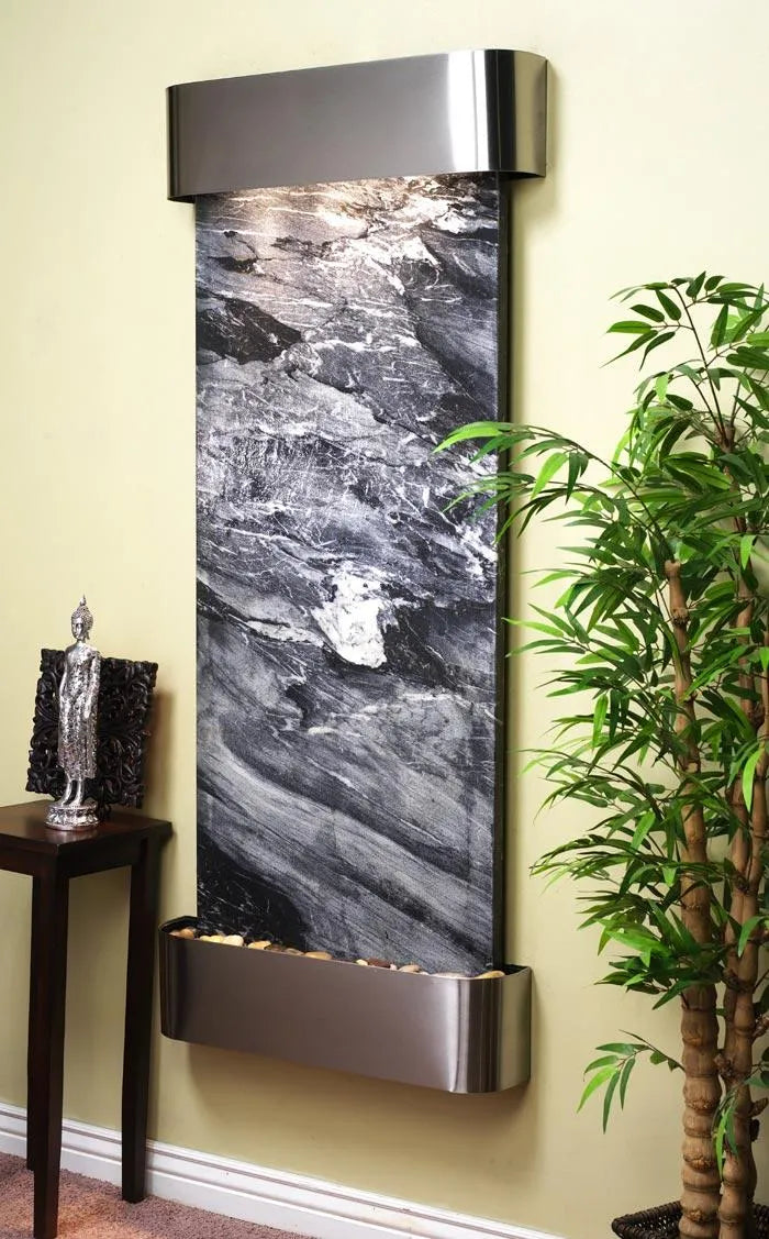 Adagio Inspiration Falls Wall Mounted Water Feature (30” x 69” x 6”)