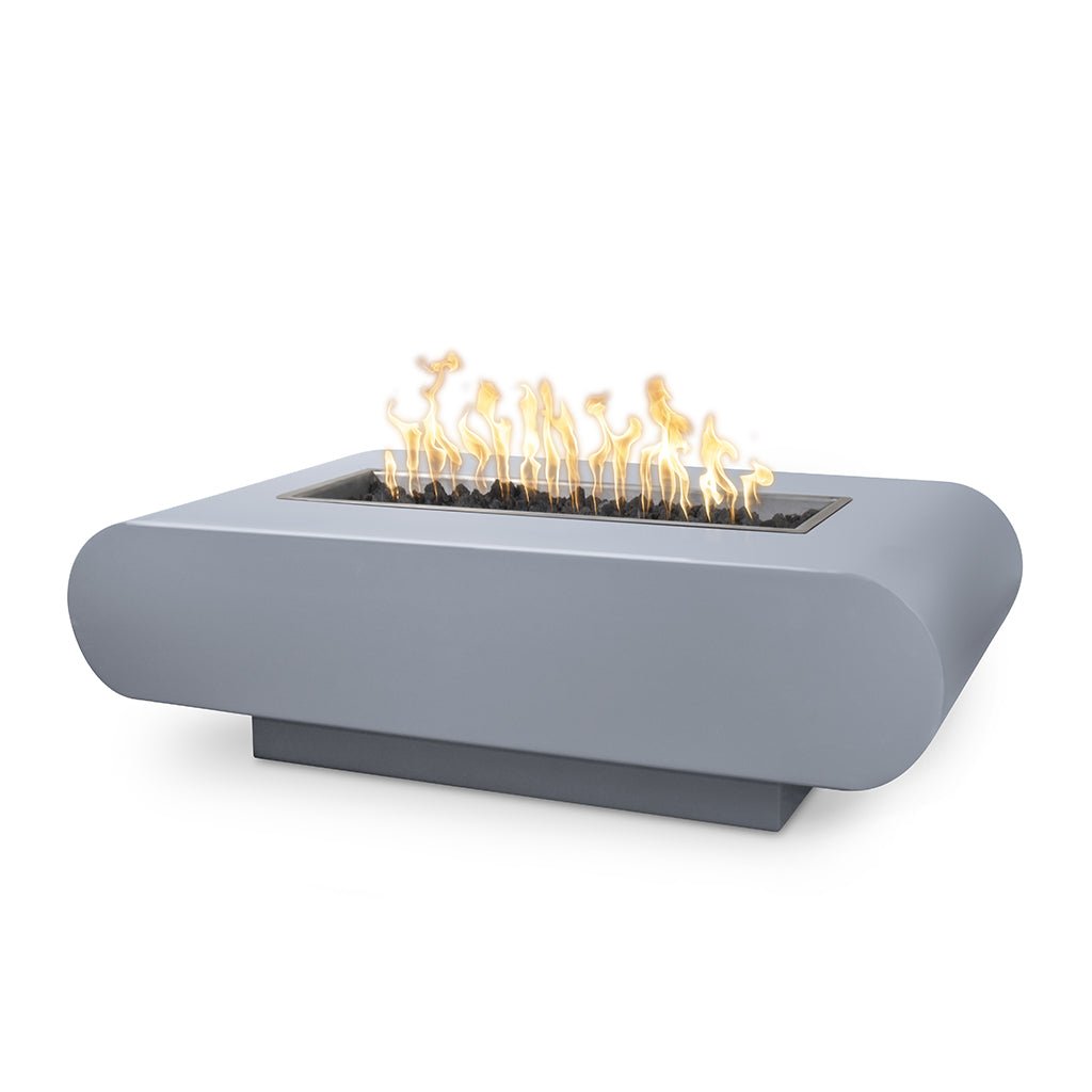 The Outdoor Plus: La Jolla 96" Powder-Coated Metal Fire Table