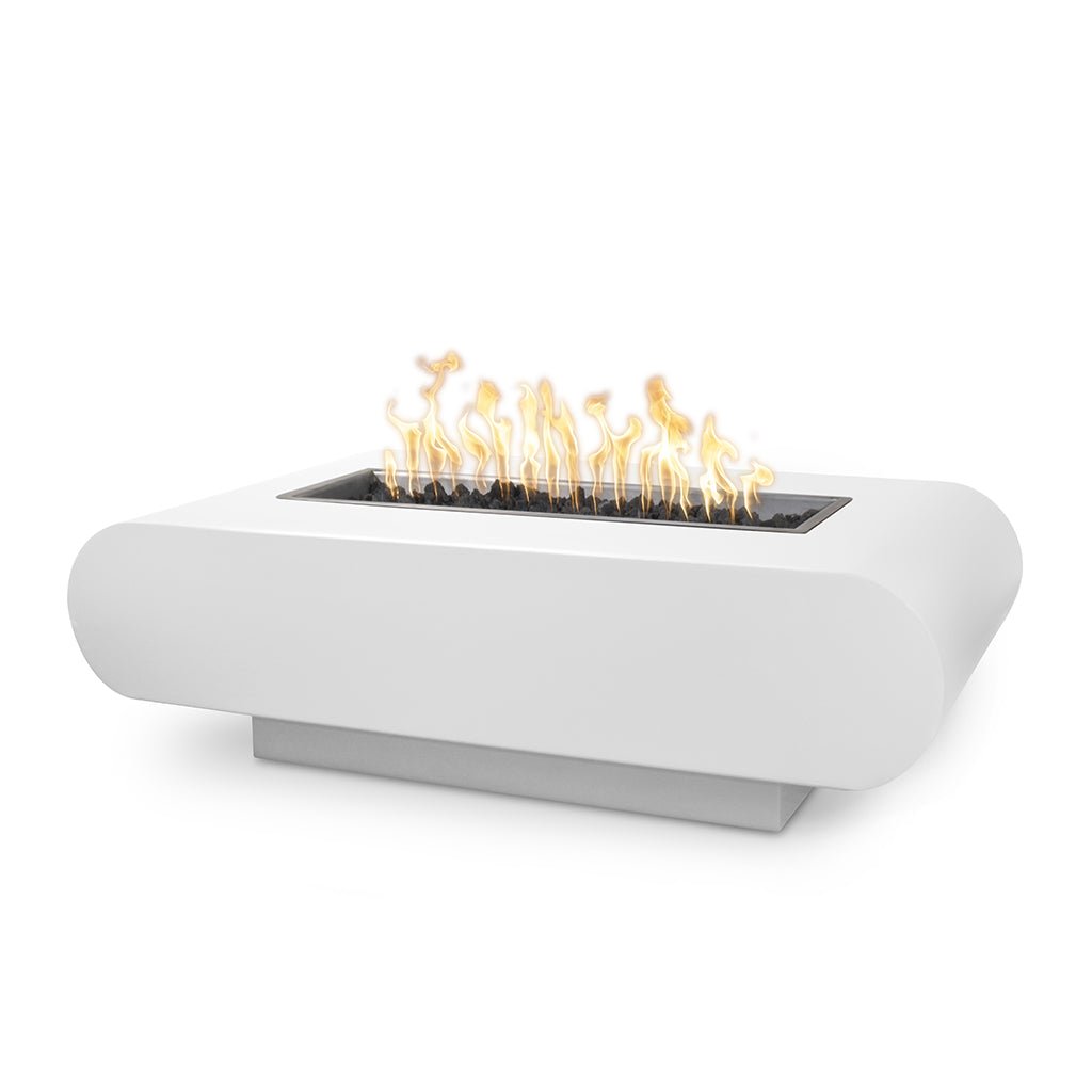 The Outdoor Plus: La Jolla 96" Powder-Coated Metal Fire Table
