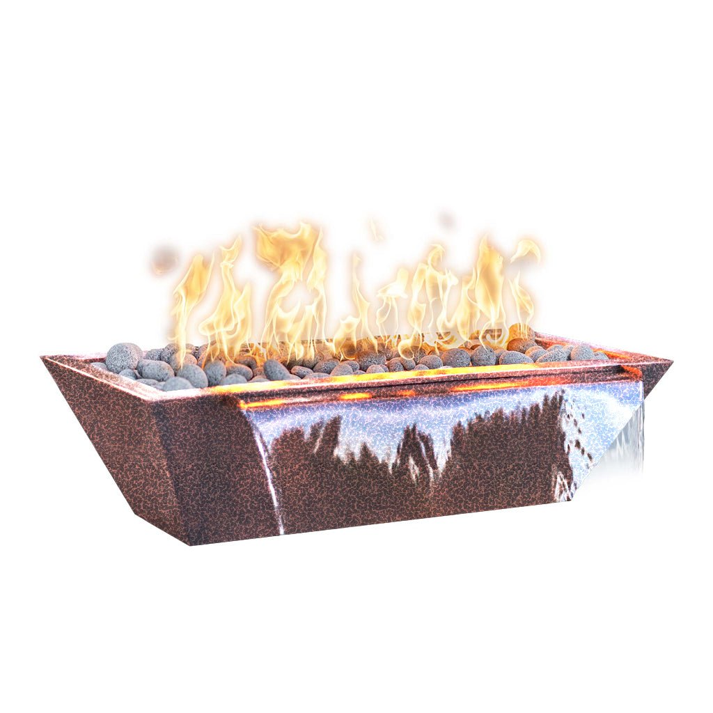 The Outdoor Plus: Maya 72" Linear Fire & Water Bowl