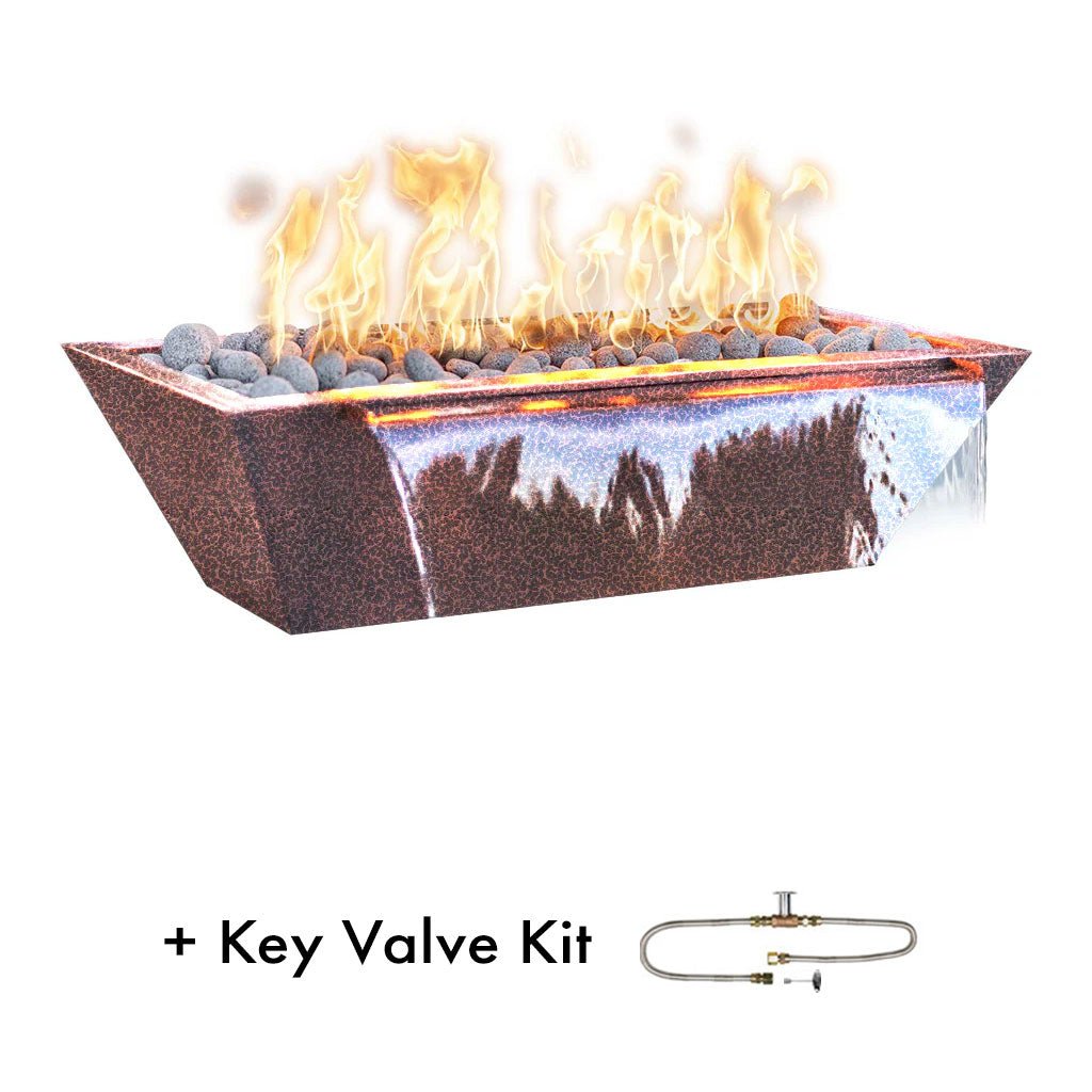 The Outdoor Plus: Maya 72" Linear Fire & Water Bowl