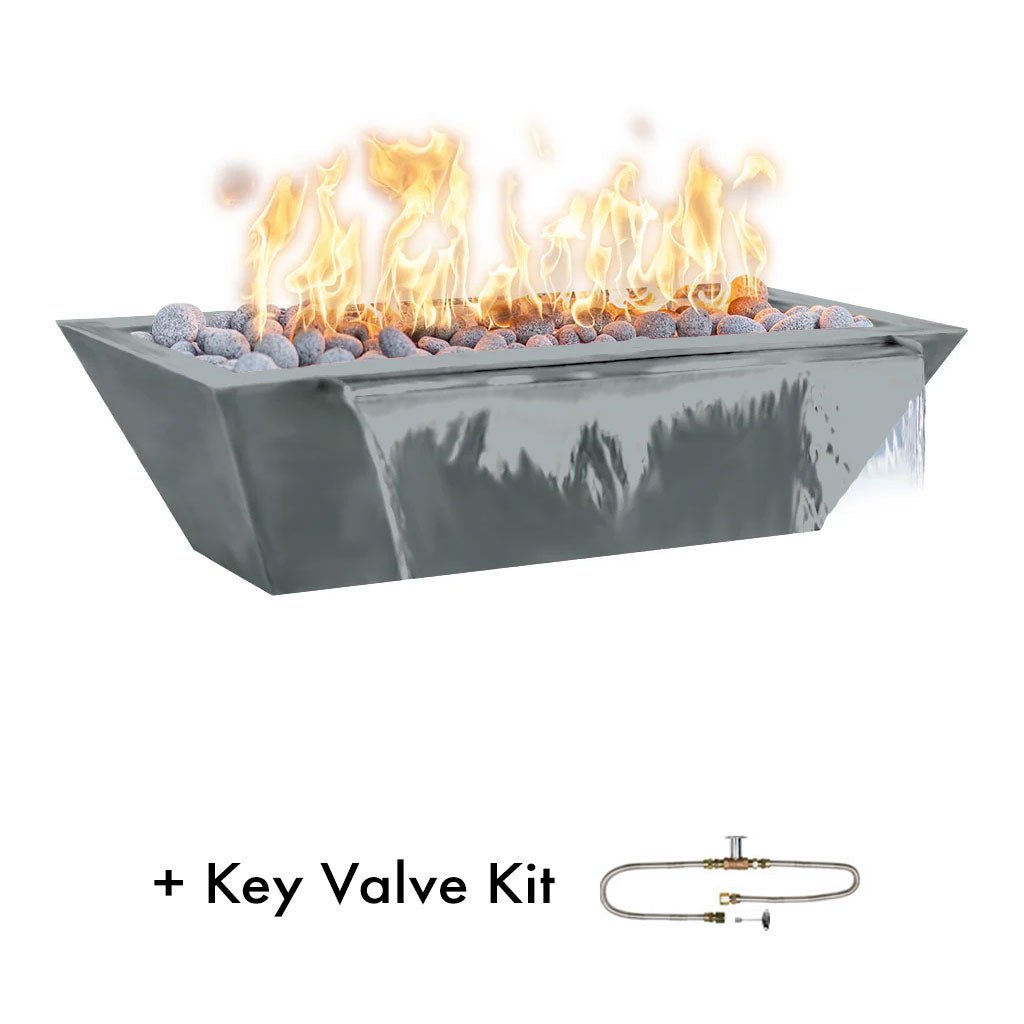 The Outdoor Plus: Maya 72" Linear Fire & Water Bowl