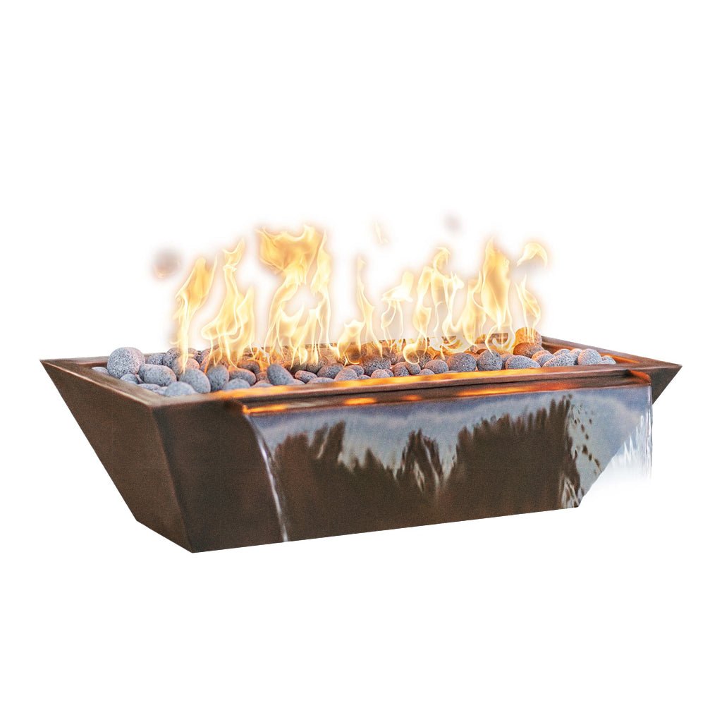 The Outdoor Plus: Maya 72" Linear Fire & Water Bowl