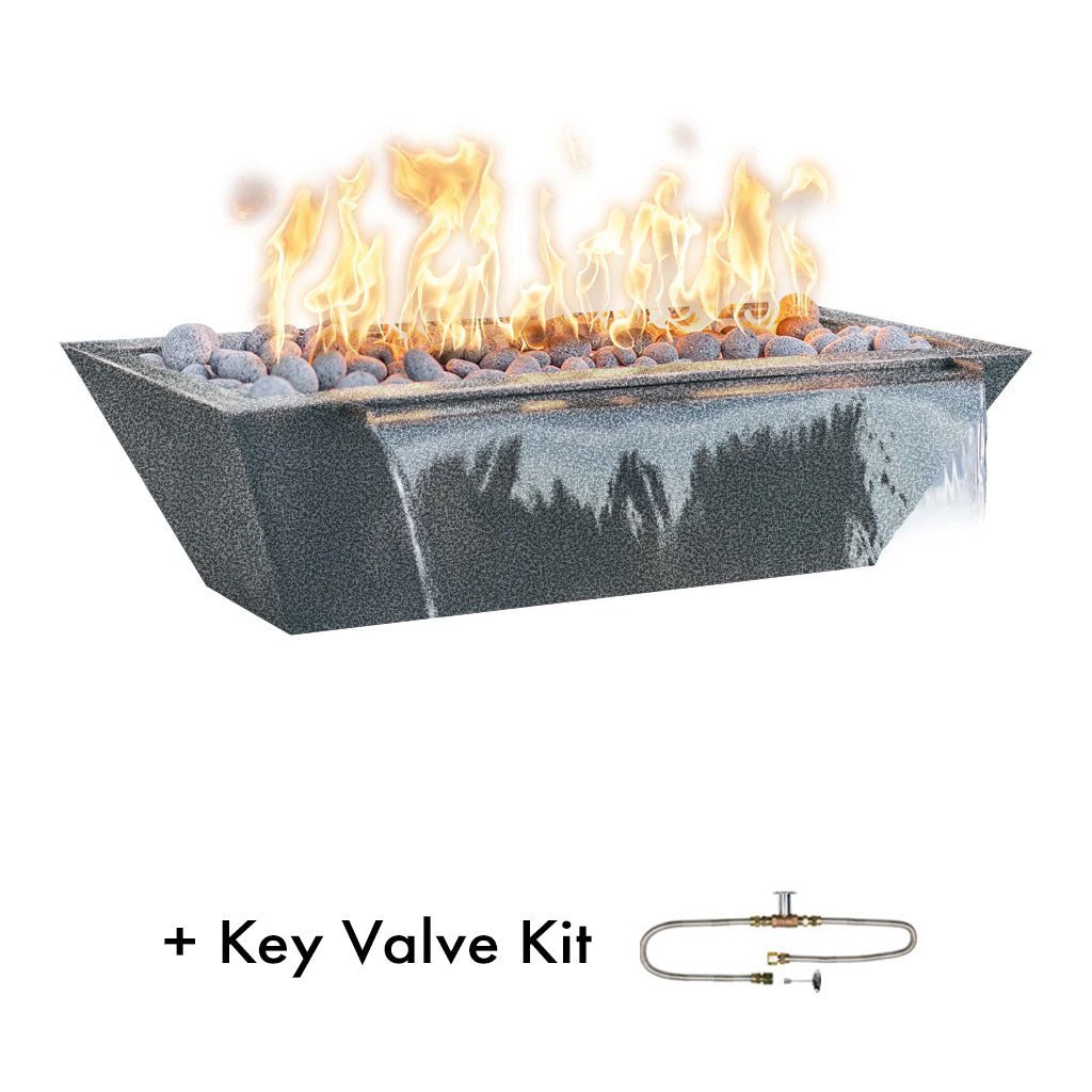 The Outdoor Plus: Maya 72" Linear Fire & Water Bowl