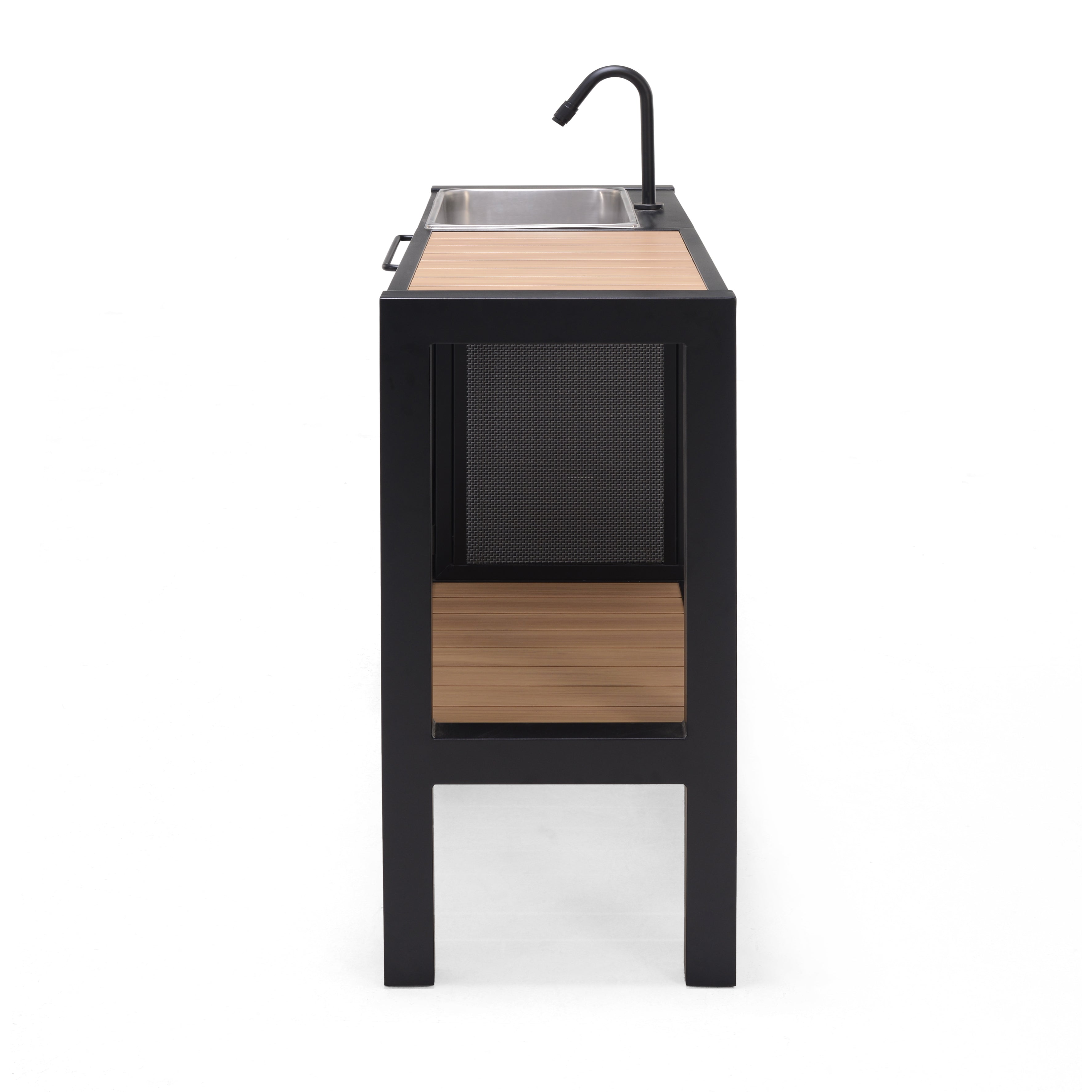 Panama Dark Outdoor Kitchen Sink & Prep Station