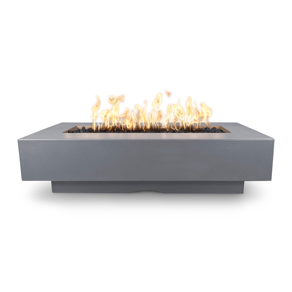 The Outdoor Plus: Del Mar 96" GFRC Rectangular Fire Pit