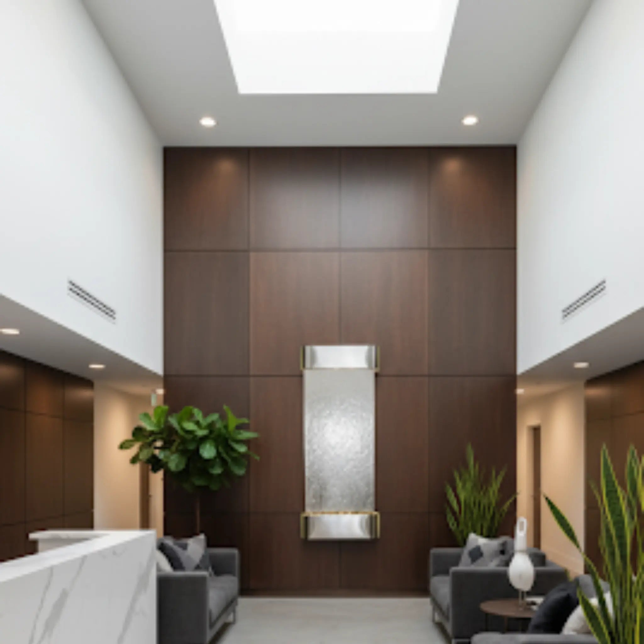 Adagio Inspiration Falls Wall Mounted Water Feature (30” x 69” x 6”)