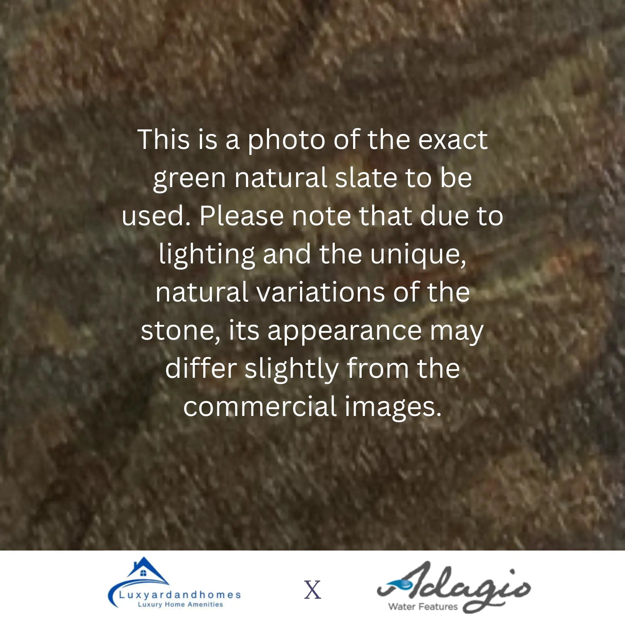 Adagio Whispering Creek Wall Mounted Water Feature (22” x 46” x 5”)