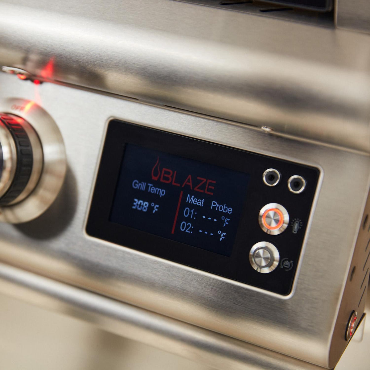 Blaze 26-in Built-In Natural Gas Outdoor Oven w/ Bluetooth Probes & Rotisserie