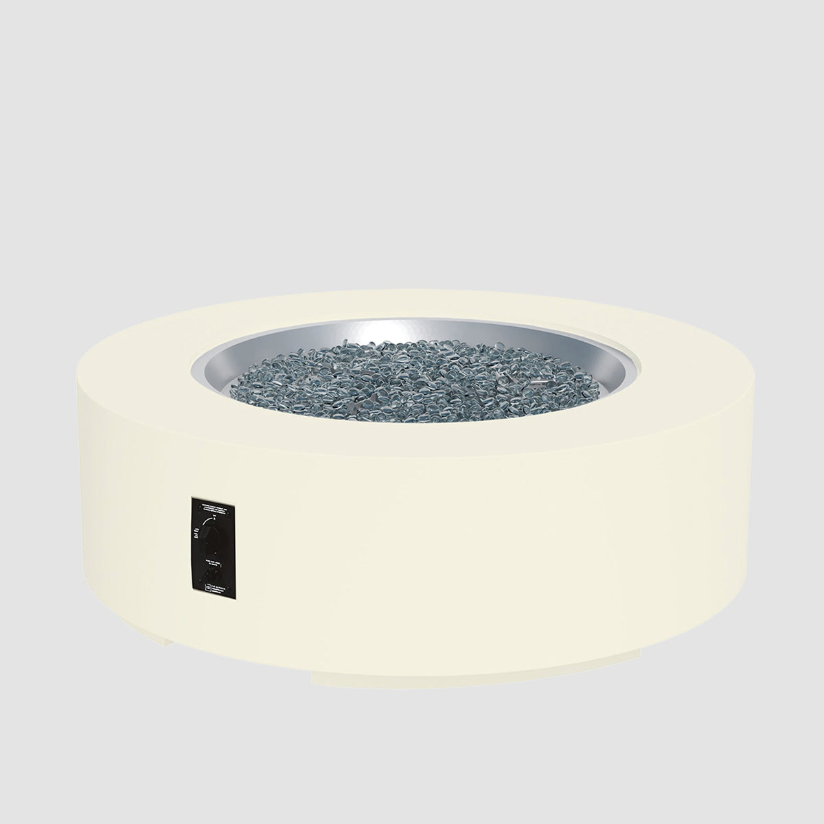 Cove Concrete Round Gas Fire Pit