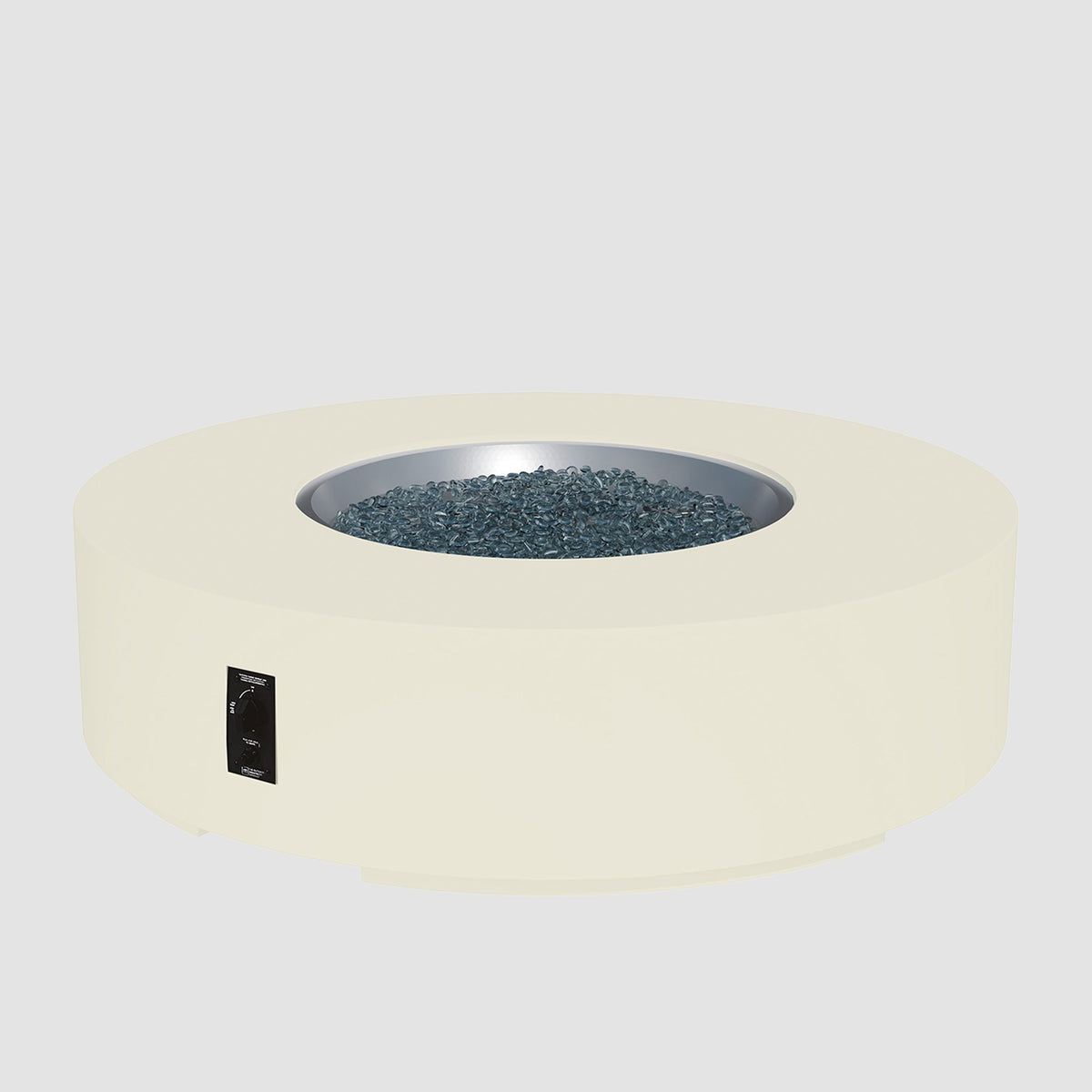 Cove Concrete Round Gas Fire Pit