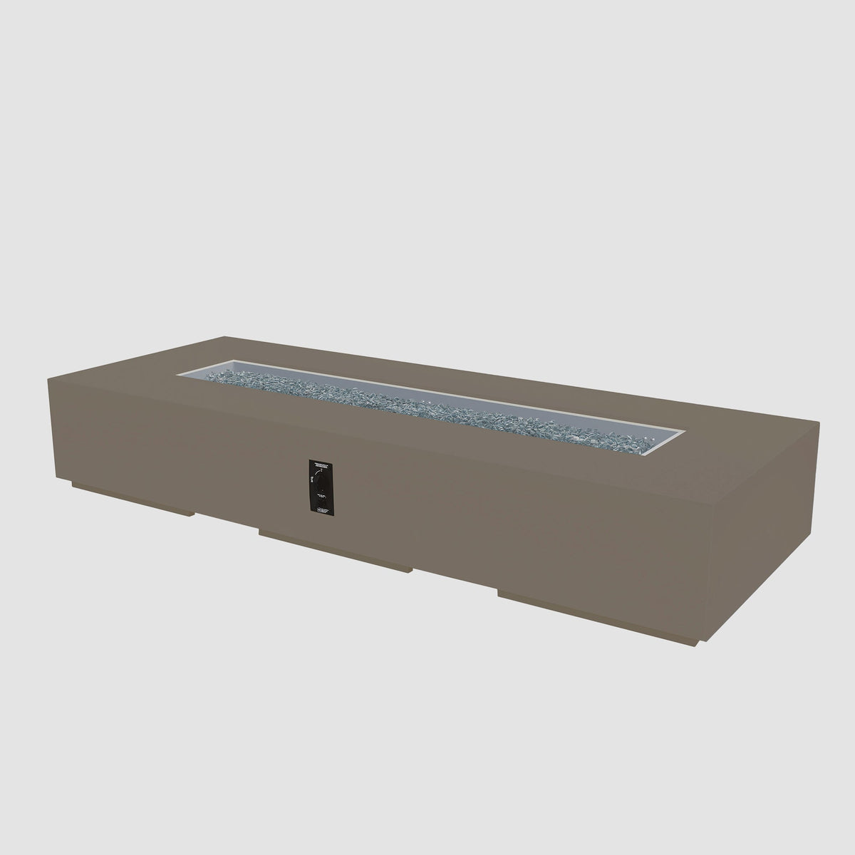 Cove Concrete Linear Gas Fire Pit