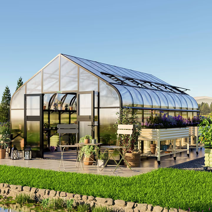 Vego Garden Pacific Series Greenhouse – 8.5 ft Wide