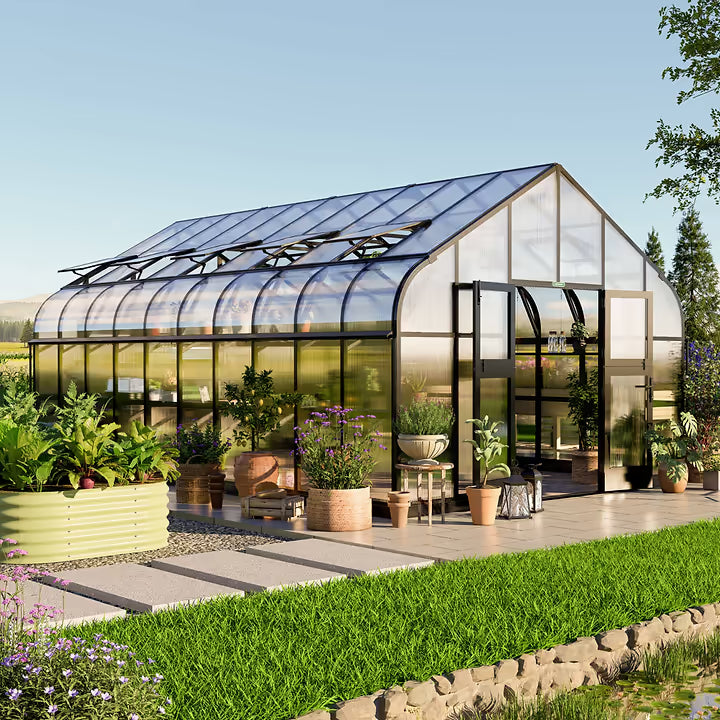 Vego Garden Pacifica Series Greenhouse - 10.5 Ft Width