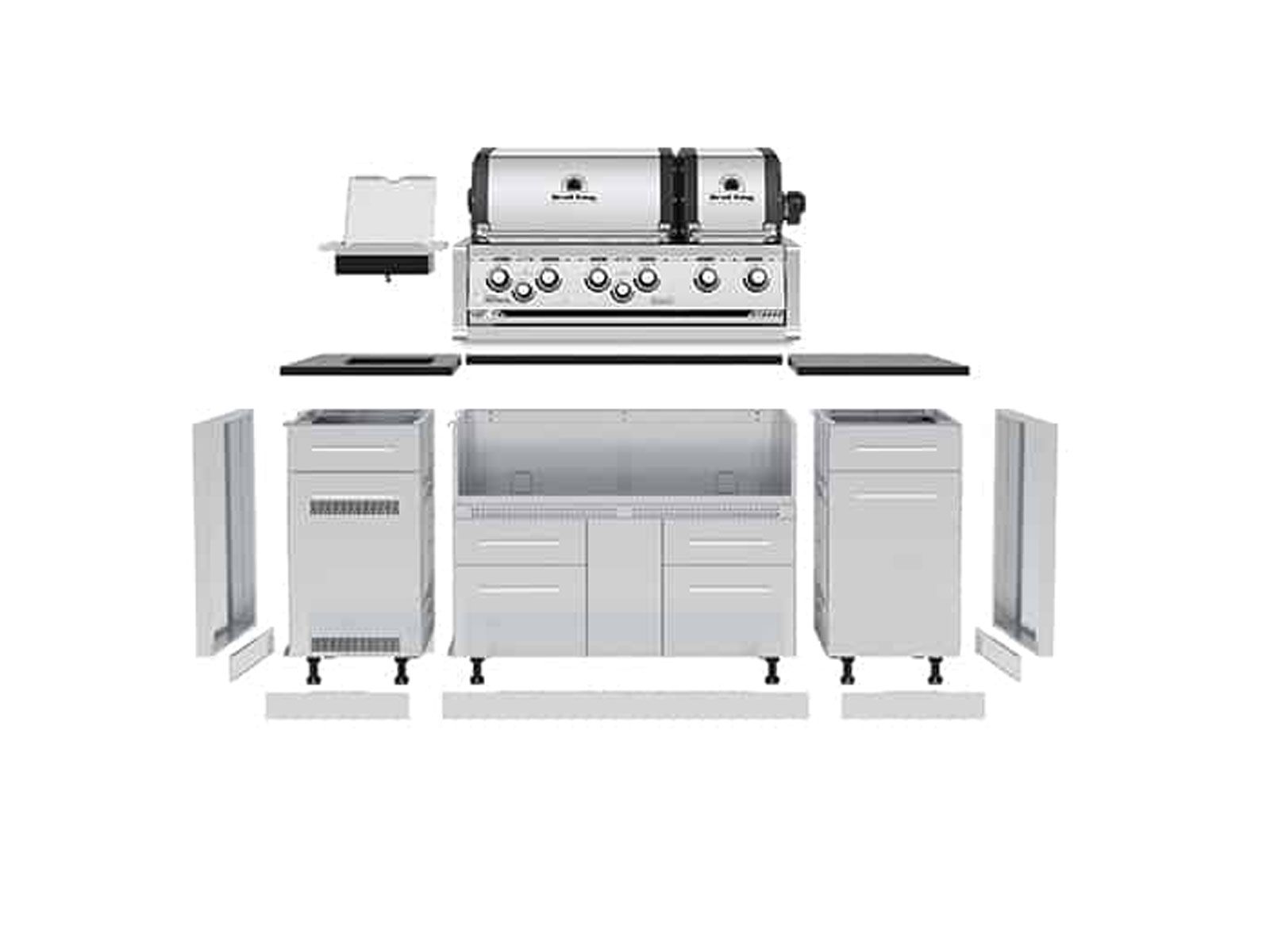 Broil King Imperial S 690i 6-Burner Gas Grill Island