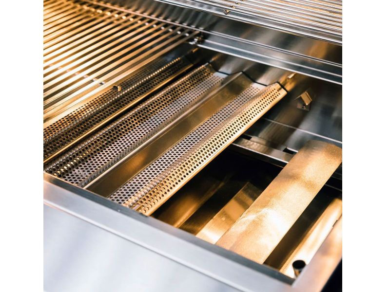 TrueFlame 32-Inch 4-Burner Built-In Grill with Rear Infrared Burner and Grill Lights