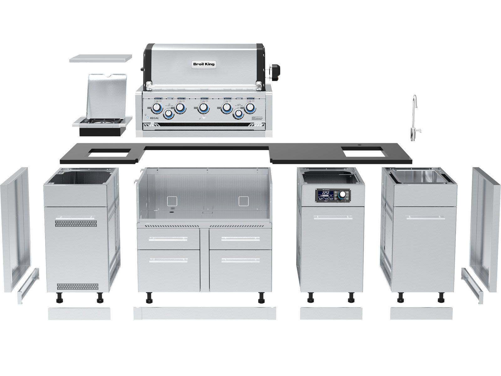 Broil King 10 1/2-Foot Outdoor Kitchen Island