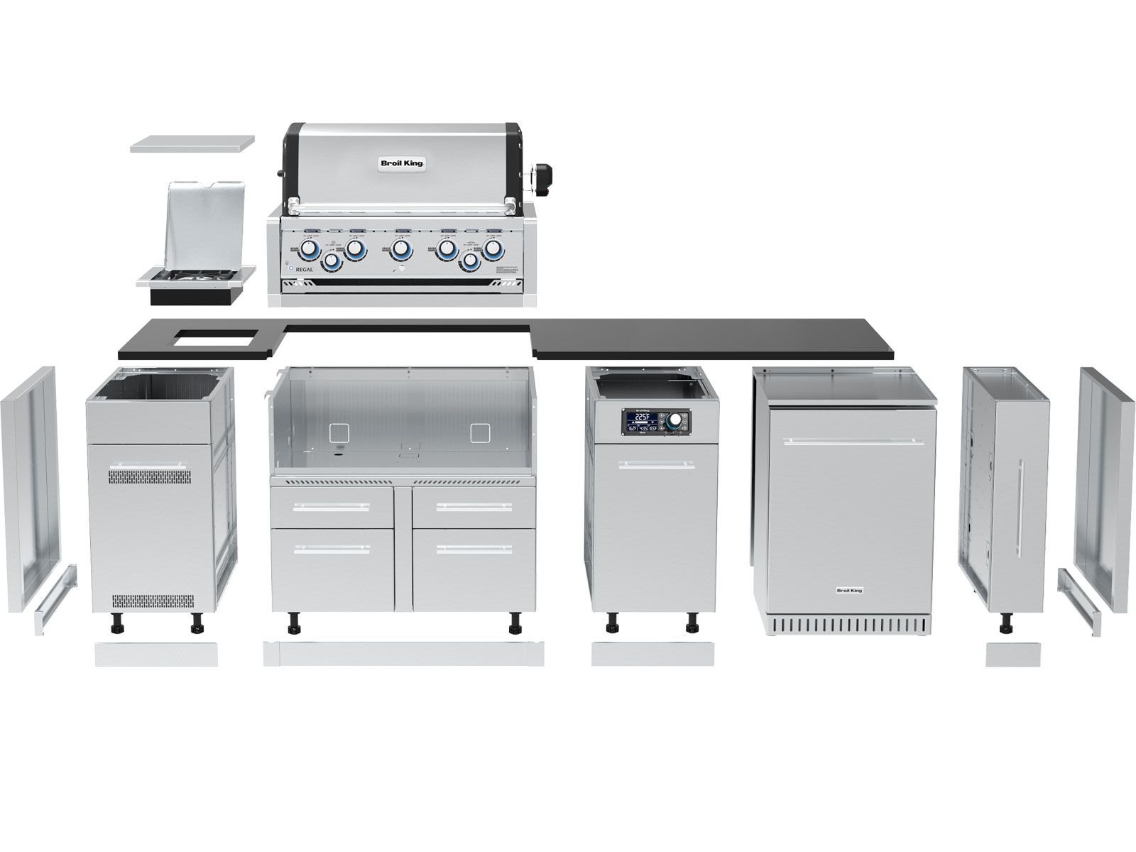 Broil King 9-Foot Outdoor Kitchen Island
