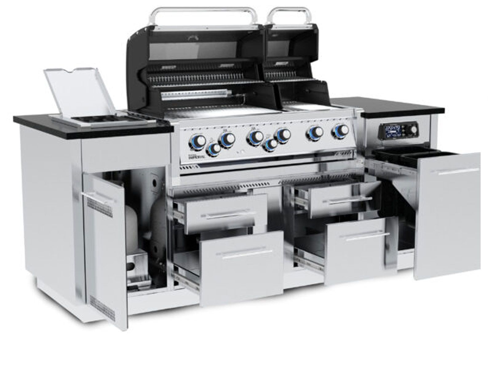 Broil King Imperial QS 690i 6-Burner Gas Grill Island