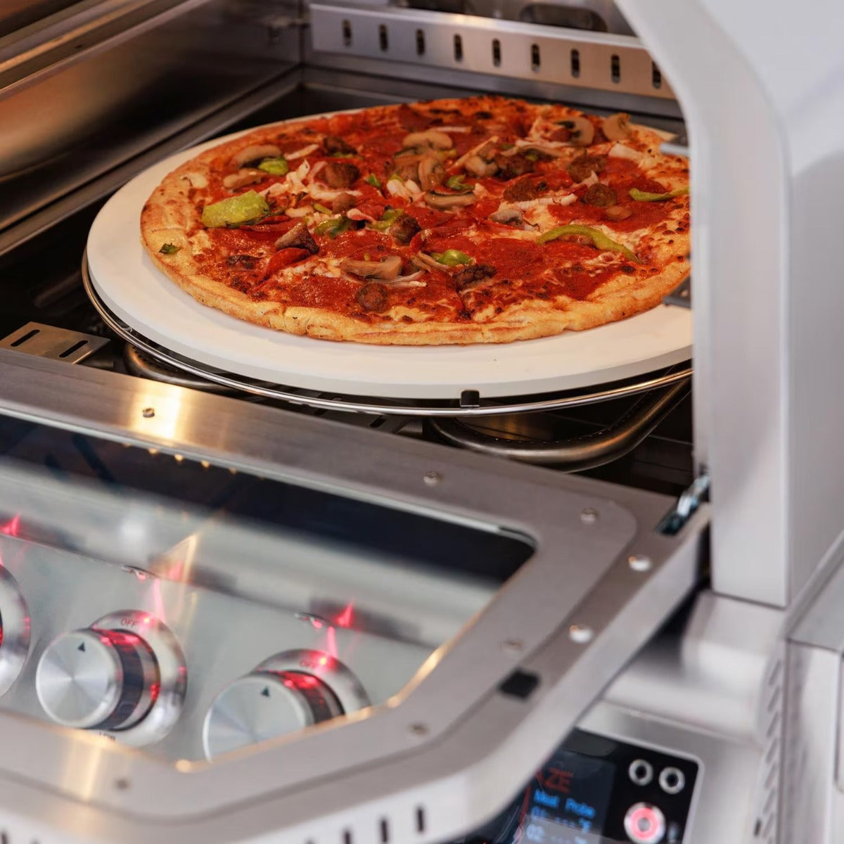 Blaze 26-in Built-In Natural Gas Outdoor Oven w/ Bluetooth Probes & Rotisserie