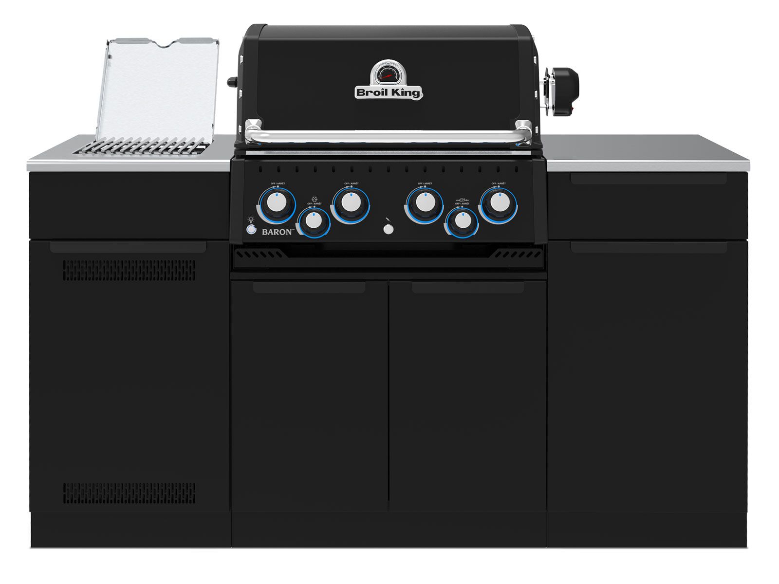 Broil King Baron 490i 4-Burner Gas Grill Center - Shadow Edition