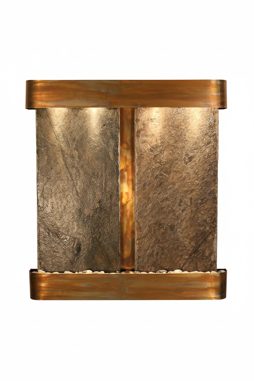 Adagio Aspen Falls Wall Mounted Water Feature (50” x 54” x 6”)