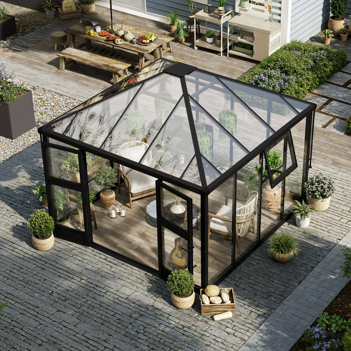 Vego Oasis Glass Greenhouse