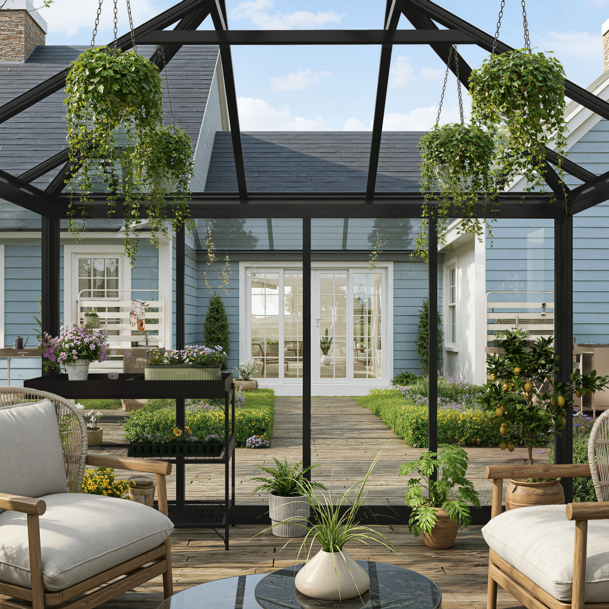 Vego Oasis Glass Greenhouse