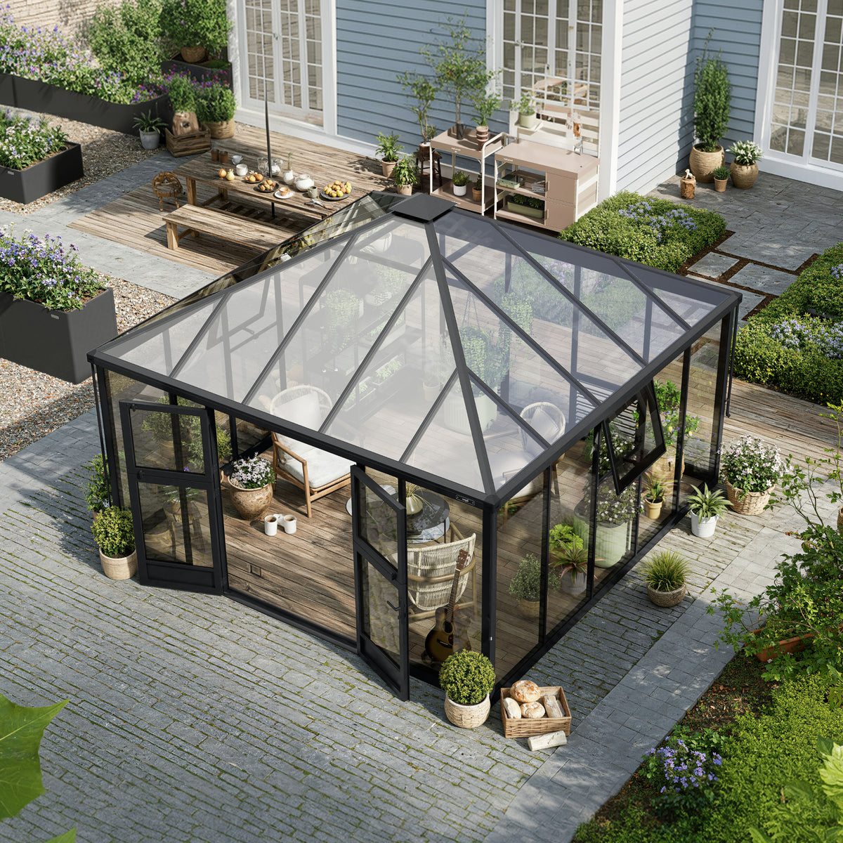 Vego Oasis Glass Greenhouse