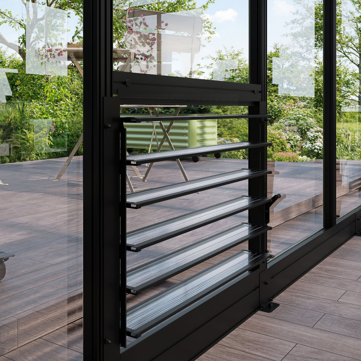 Vego Grand Oasis Glass Greenhouse