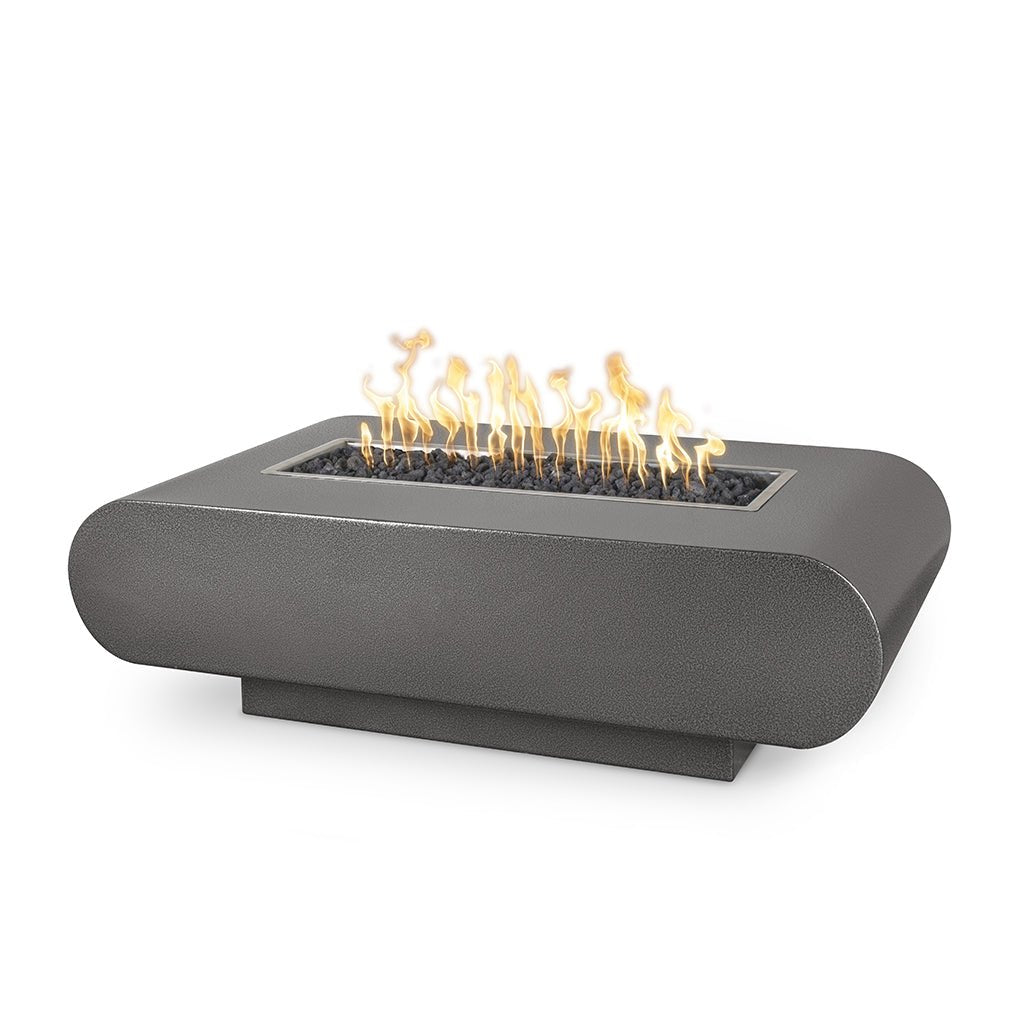 The Outdoor Plus: La Jolla 96" Powder-Coated Metal Fire Table