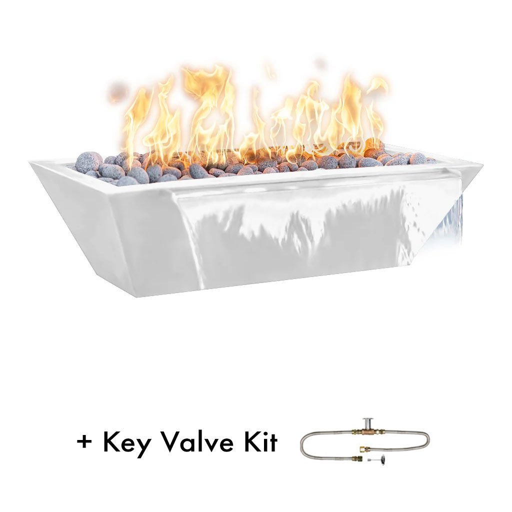The Outdoor Plus: Maya 72" Linear Fire & Water Bowl