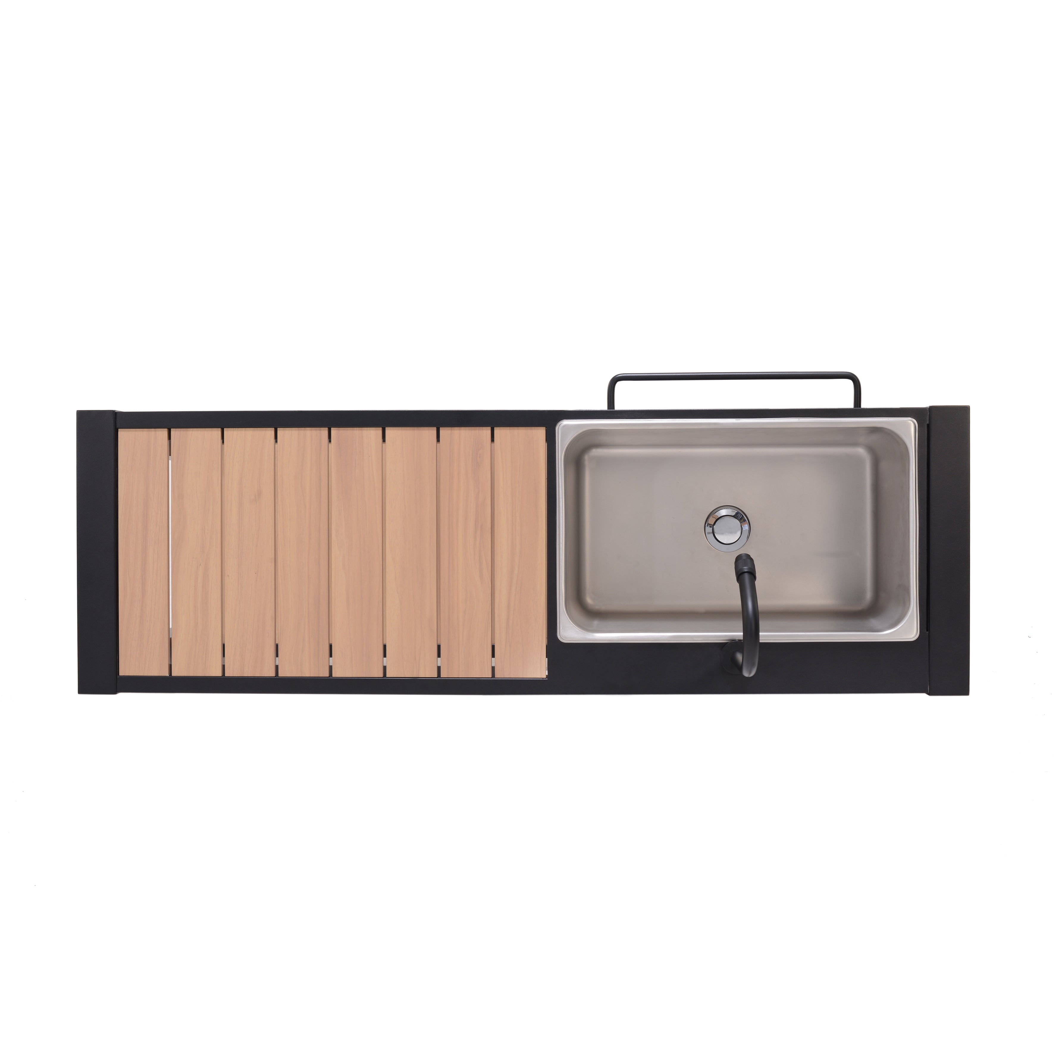 Panama Dark Outdoor Kitchen Sink & Prep Station