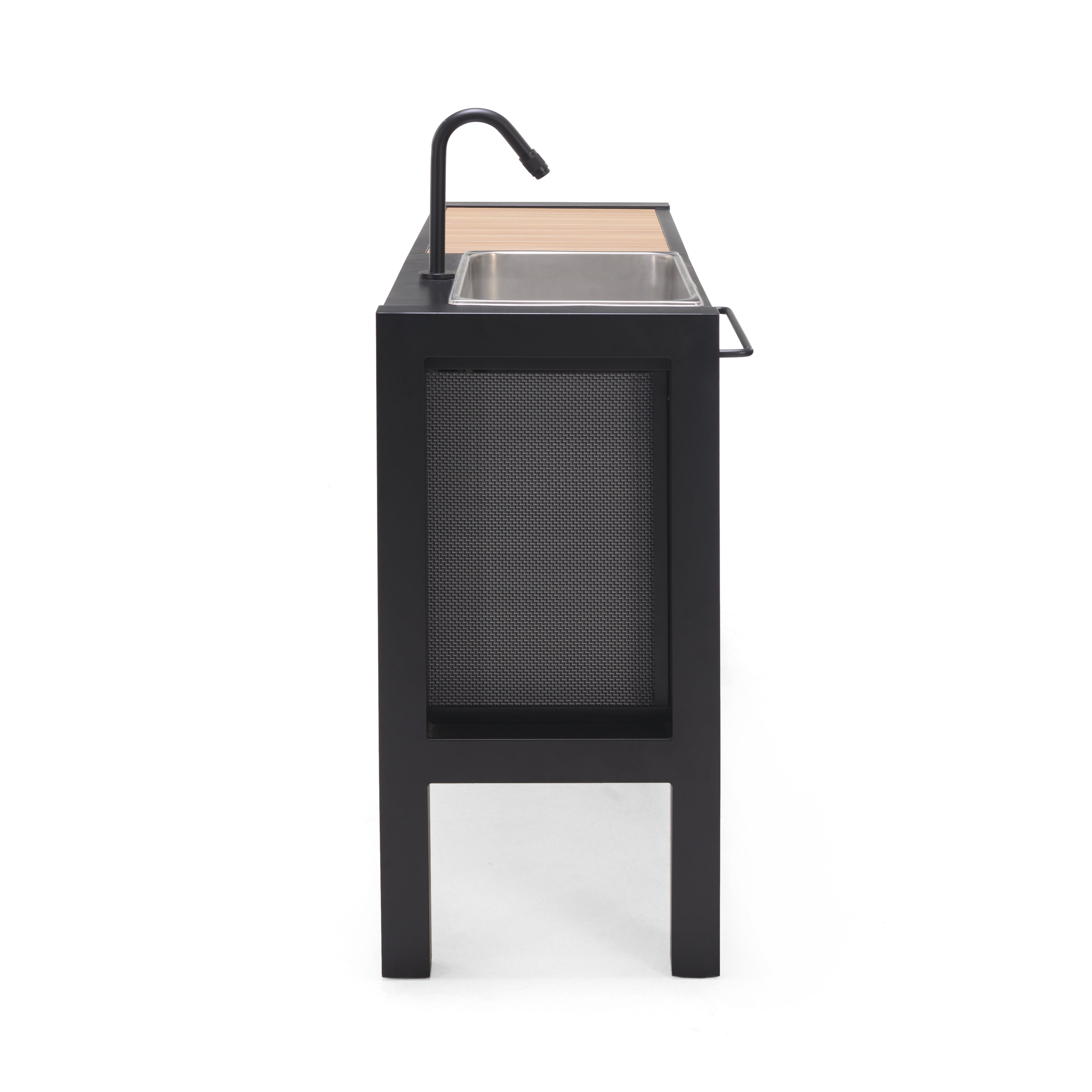 Panama Dark Outdoor Kitchen Sink & Prep Station