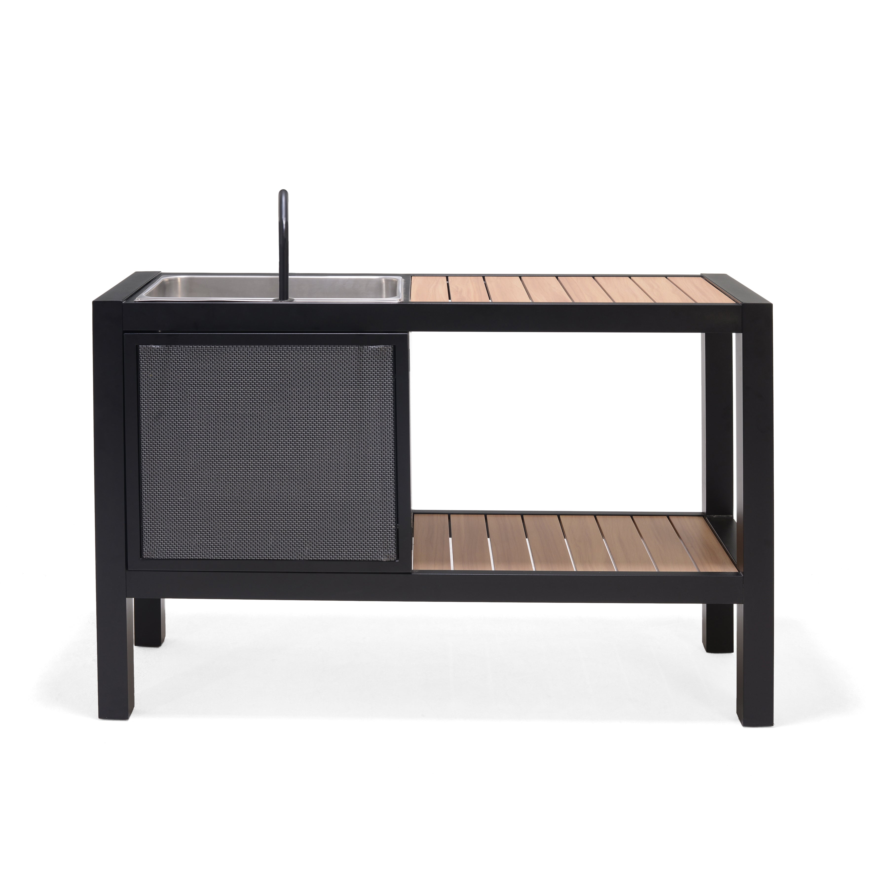 Panama Dark Outdoor Kitchen Sink & Prep Station