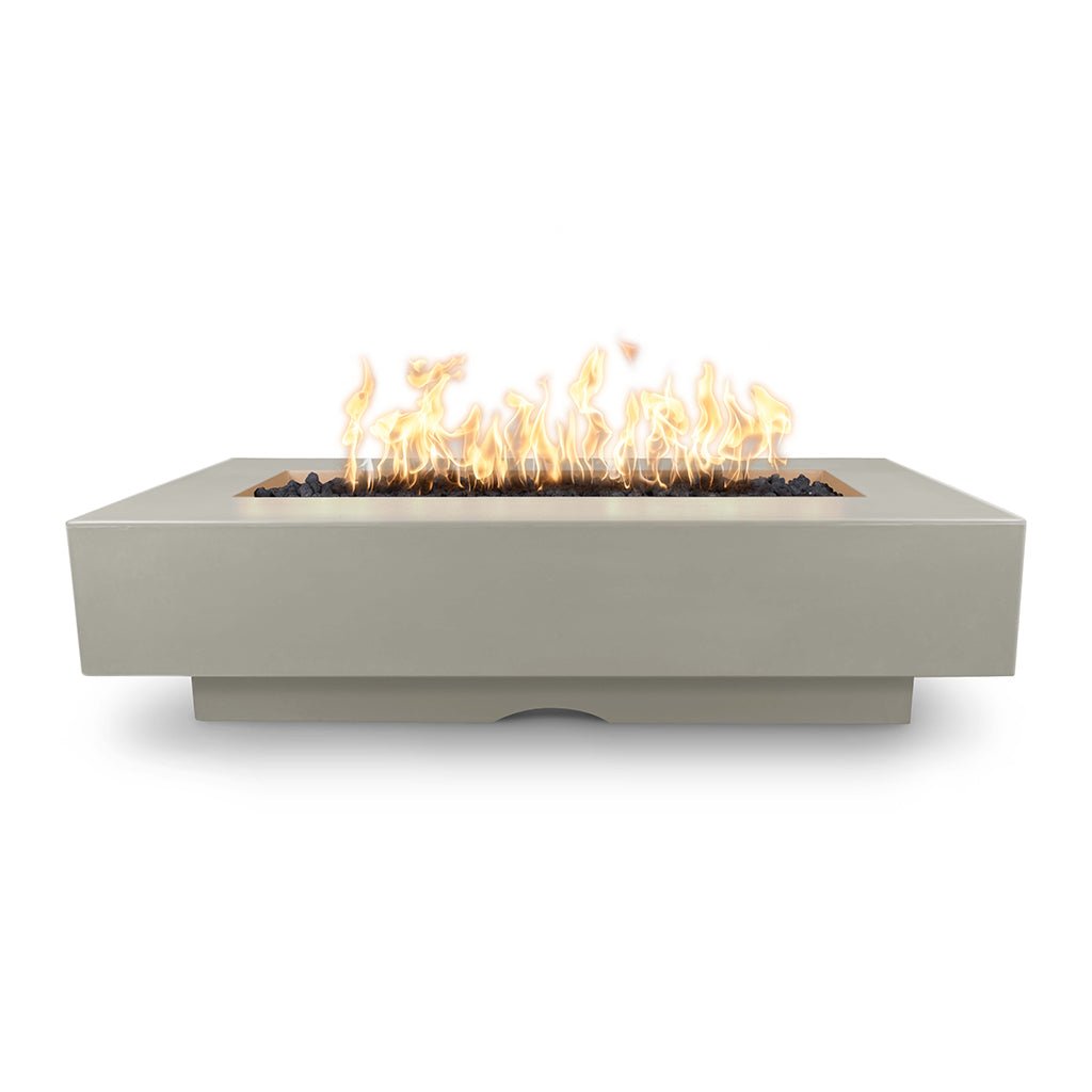 The Outdoor Plus: Del Mar 96" GFRC Rectangular Fire Pit