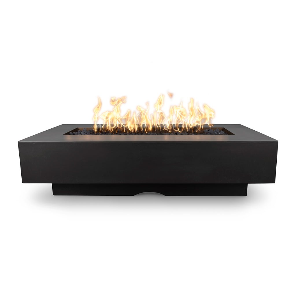The Outdoor Plus: Del Mar 96" GFRC Rectangular Fire Pit